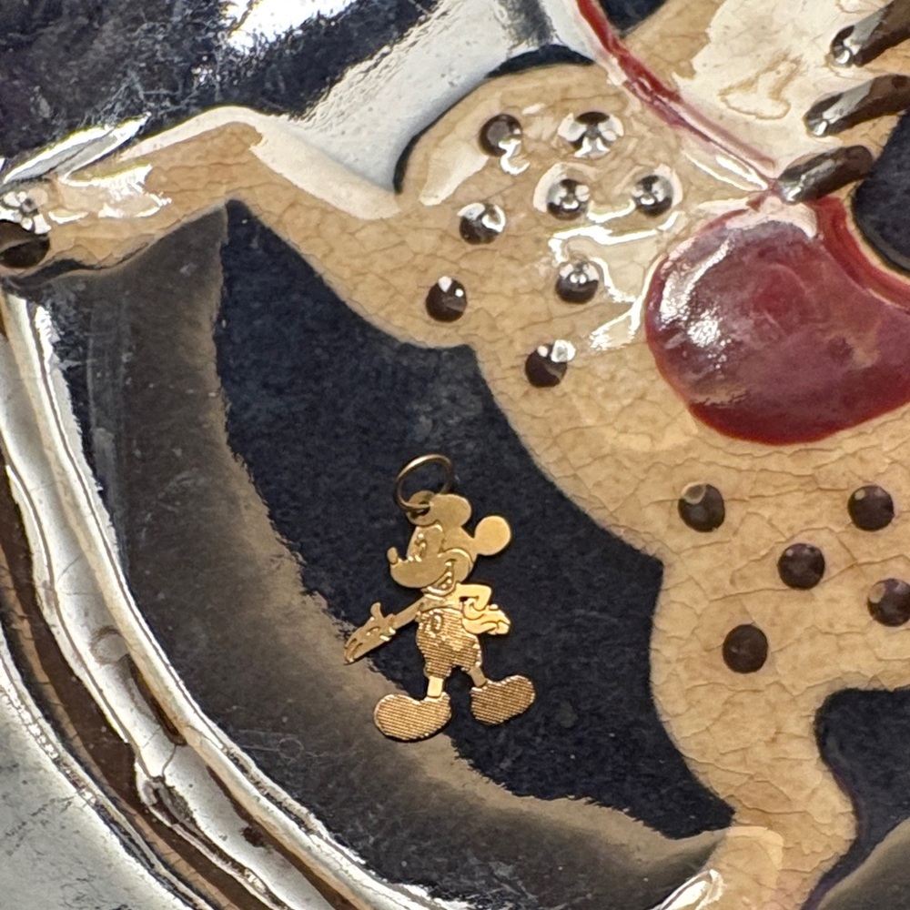 14k gold Mickey Mouse Pendant